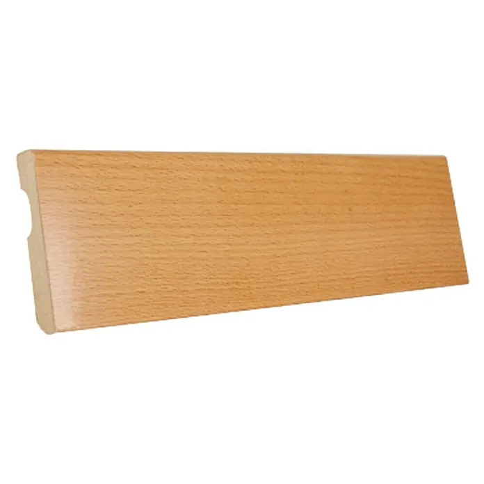 Rufete Zócalo MDF Barnizado - Haya, 2,24 m x 15 mm x 90 mm, Redondeado