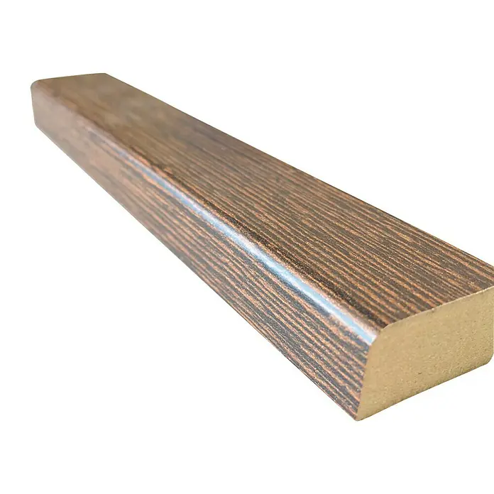 Rufete Listón rectangular melamina Wengué - 2,24 m x 25 mm x 15 mm, MDF