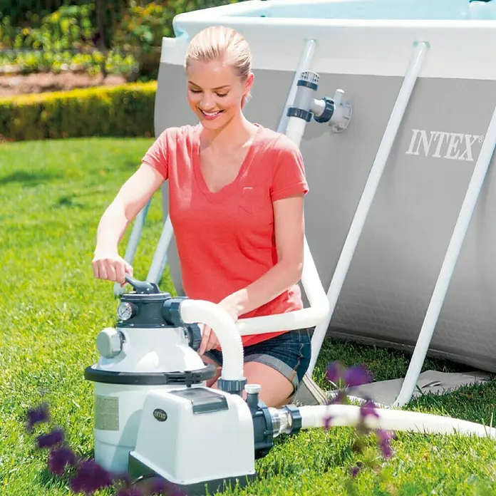 Intex Sistem peščenega filtra - Zmogljivost filtra: 4 m³/h, Ustrezno za: Bazene do 18.000 l