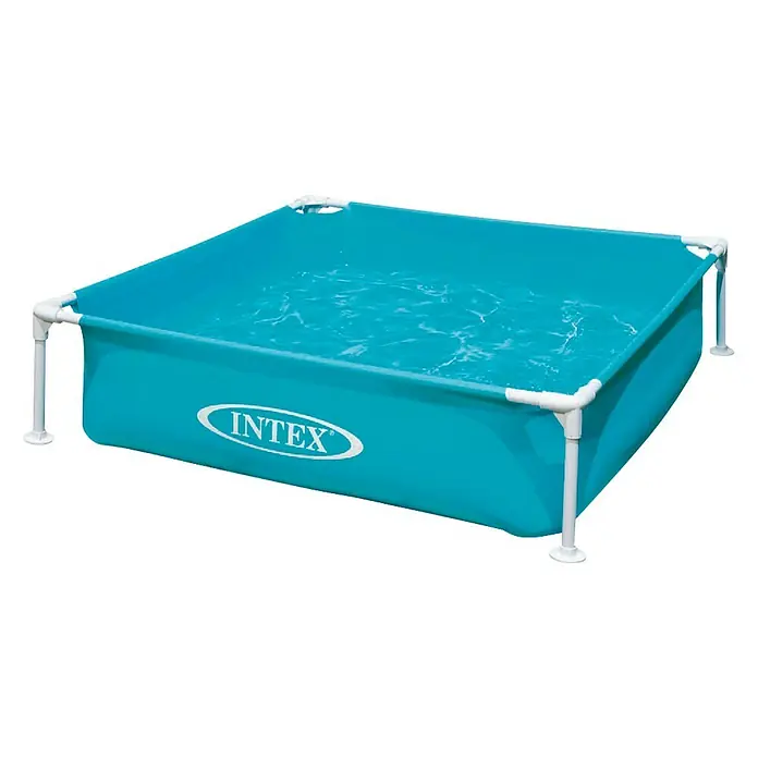 Intex Piscina Frame Pool Mini - Azul, 122 x 122 x 30 cm