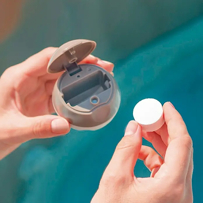 Intex Bola dosificadora de pastillas de cloro - Apto para: Bañeras de hidromasaje