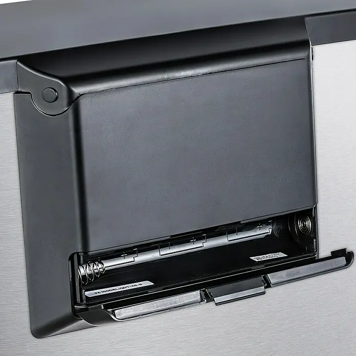 Mülleimer mit Fußsensor - 3 x 15 l, Kunststoff