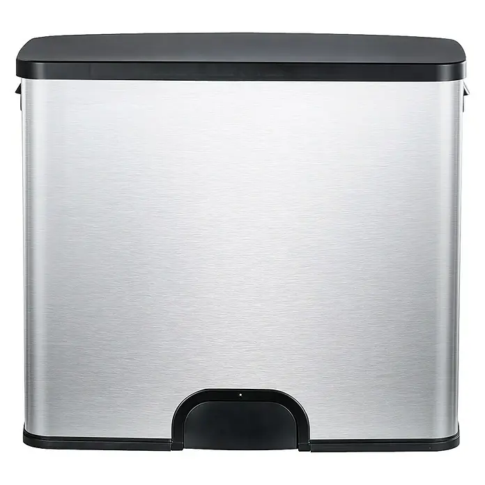Mülleimer mit Fußsensor - 3 x 15 l, Kunststoff