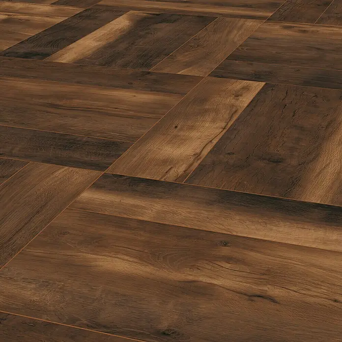 LOGOCLIC Vinto Laminat 360° Eiche Porto - 628 x 314 x 10 mm, Landhausdiele - Detailaufnahme
