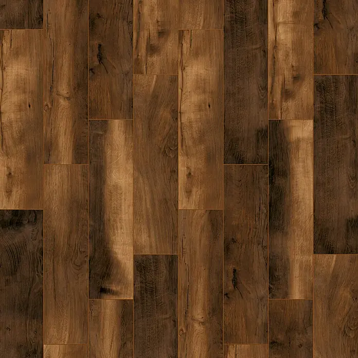 LOGOCLIC Vinto Laminat - 628 x 157 x 10 mm, Rustikalni pod - Detaljan prikaz