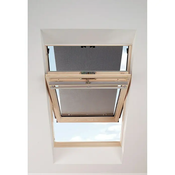 Dachfenster-Markise MUA - Passend für: Velux Dachfenster, 78 cm, Schwarz - Vorderansicht