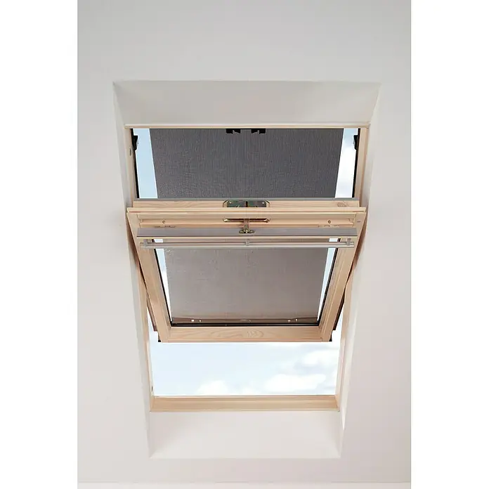 Dachfenster-Markise MUA - Passend für: Velux Dachfenster, 114 cm, Schwarz - Vorderansicht