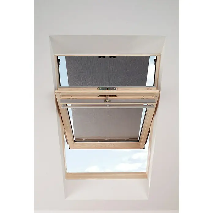 Dachfenster-Markise MUA - Passend für: Velux Dachfenster, 55 cm, Schwarz - Vorderansicht