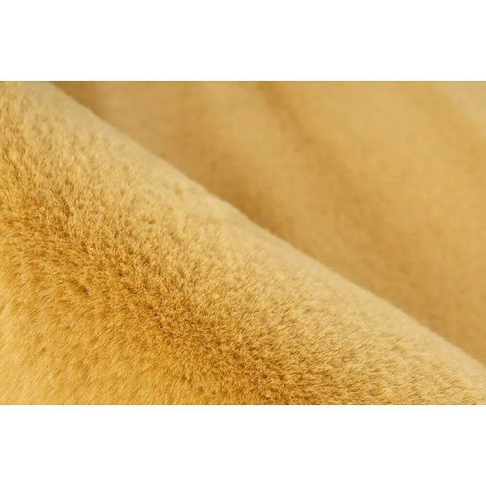 Hochflorteppich Happy - Gelb, 150 x 80 cm, 100 % Polyester (Flor) - Detailaufnahme