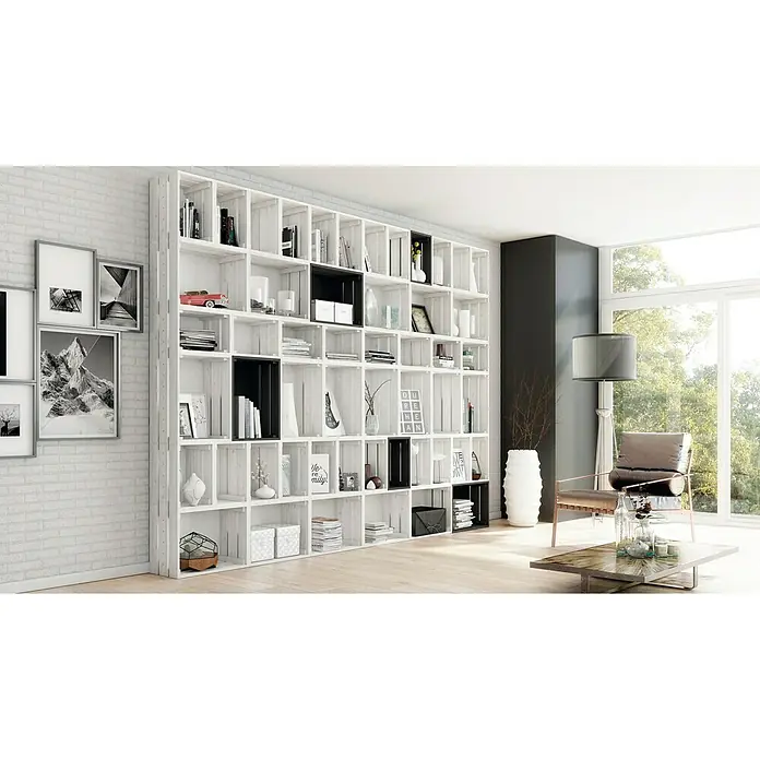 Astigarraga Home Box Holzkiste - L x B x H: 28 x 38,4 x 25,6 cm, Kiefernholz - Rechte Seitenansicht