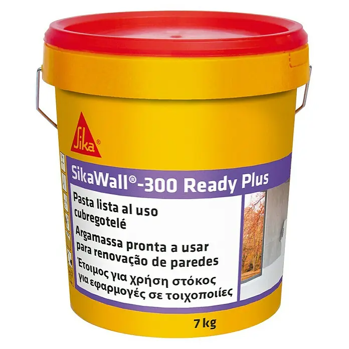 Sika Plaste SikaWall - 300 Ready Plus - Blanco, 7 kg