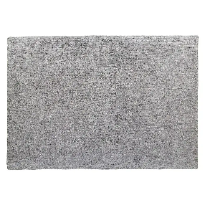 Hochflorteppich San Remo - Silber, 200 x 140 cm, 100 % Polyester (Flor) - Ansicht von oben