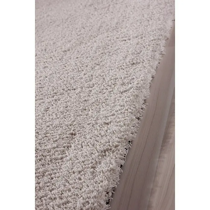 Hochflorteppich San Remo - Taupe, 200 x 140 cm, 100 % Polyester (Flor) - Detailaufnahme