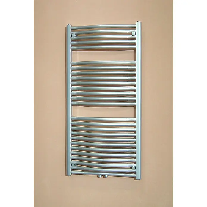 Admiral Badheizkörper Madrid - 60 x 121 cm, Mit Mittelanschluss, 750 W bei 75/65/20 °C, Chrom