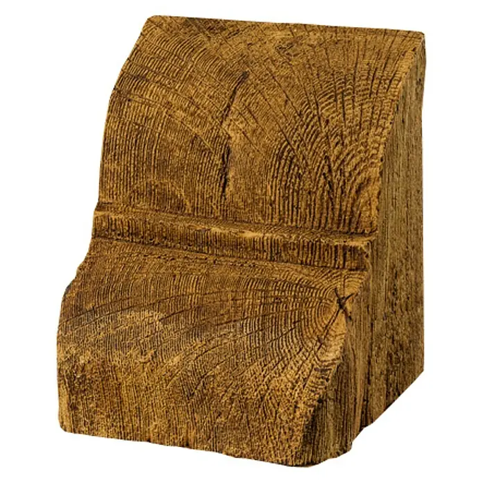 Dekoelement - Konsole, Hellbraun, 6 x 9 x 11 cm - Vorderansicht