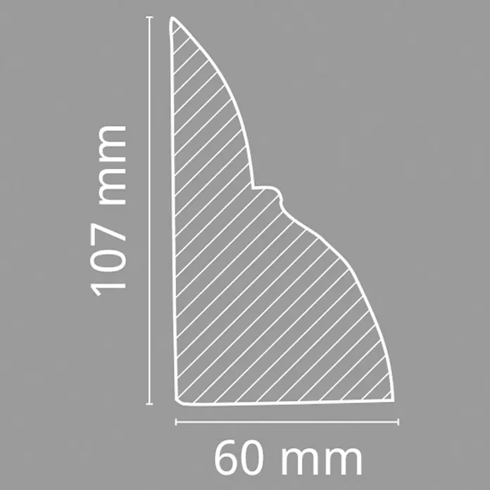 Dekoelement - Konsole, Dunkelbraun, 6 x 9 x 11 cm - Vorderansicht
