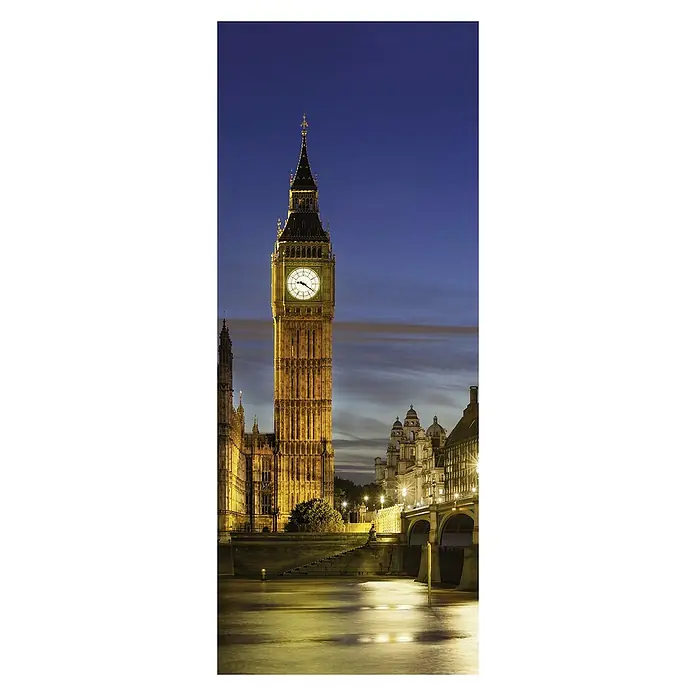 SanDesign Acryl-Verbundplatte - 100 x 250 cm, London at Night - Vorderansicht
