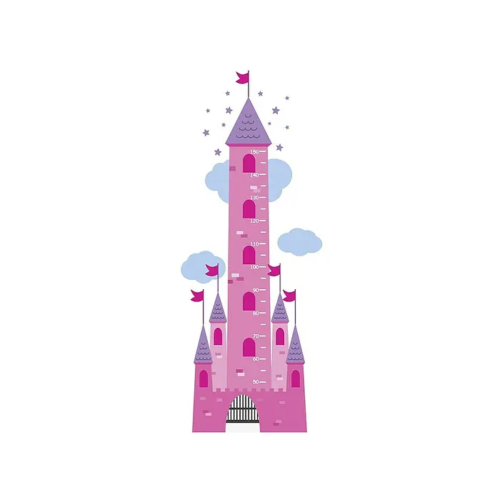 SanDesign Alu-Verbundplatte - 100 x 250 cm, Little Castle - Vorderansicht