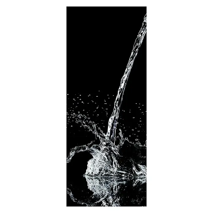 SanDesign Acryl-Verbundplatte - 100 x 250 cm, Splash - Vorderansicht