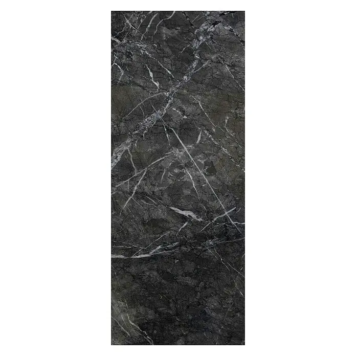 SanDesign Acryl-Verbundplatte - 100 x 250 cm, Black Onyx - Vorderansicht
