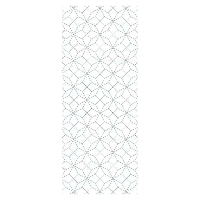 SanDesign Alu-Verbundplatte - 100 x 250 cm, White Stars - Vorderansicht