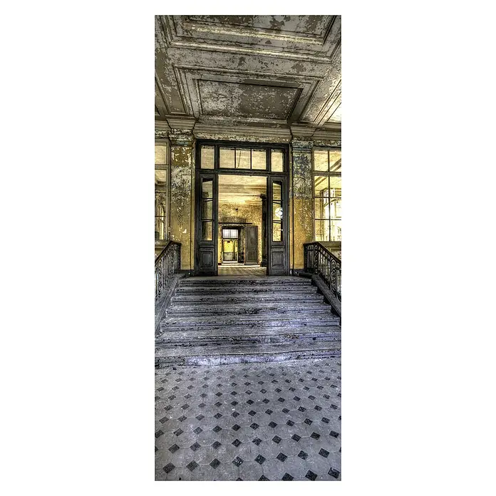 SanDesign Acryl-Verbundplatte - 100 x 250 cm, Lost Place Ballroom - Vorderansicht