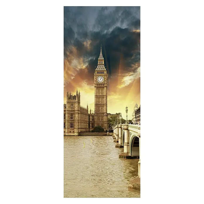 SanDesign Acryl-Verbundplatte - 100 x 250 cm, London Tower - Vorderansicht