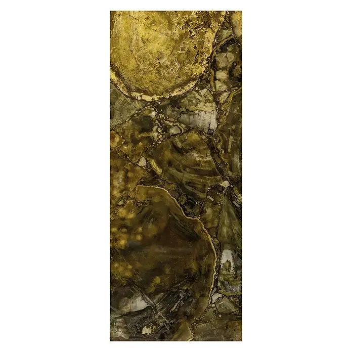 SanDesign Acryl-Verbundplatte - 100 x 250 cm, Golden Onyx - Vorderansicht