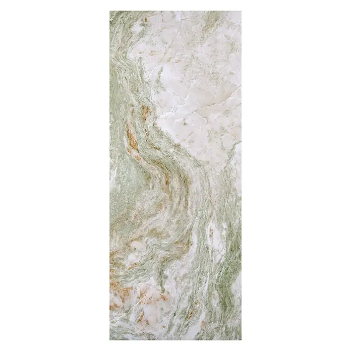 SanDesign Acryl-Verbundplatte - 100 x 250 cm, Green Onyx - Vorderansicht