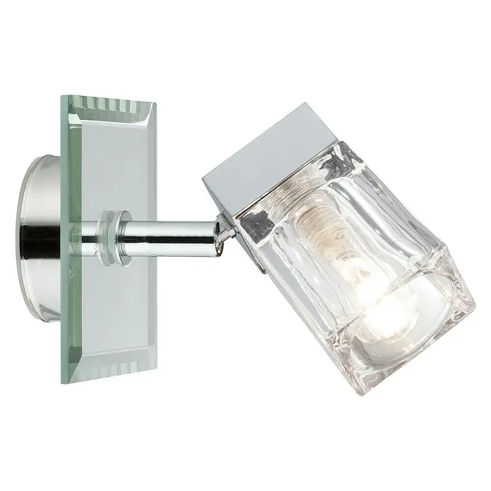Paulmann Wandleuchte Trabani - 20 W, L x B x H: 13,5 x 11 x 11 cm, G9 - Vorderansicht