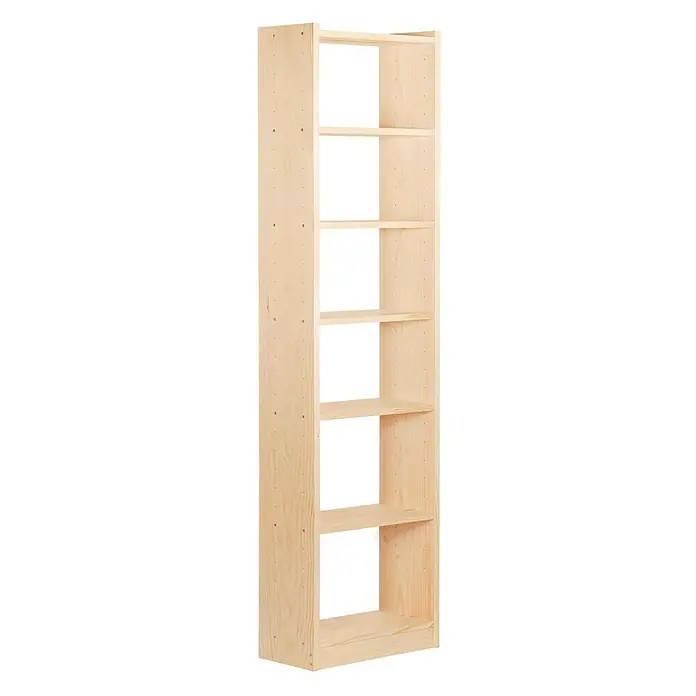 Astigarraga Gala Estantería de madera - L x An x Al: 25 x 50 x 216,7 cm, Madera, Natural