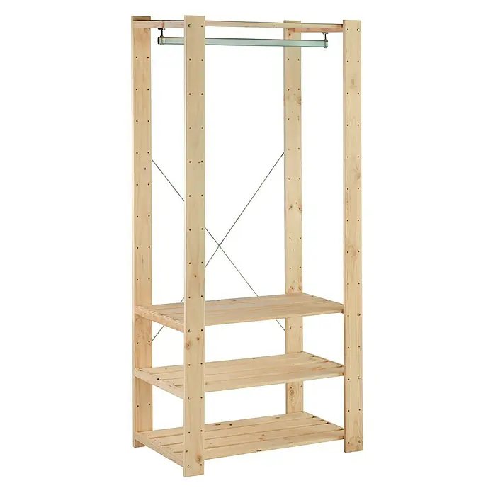 Astigarraga Evolution Perchero - L x An x Al: 43 x 76,7 x 174,2 cm, Natural