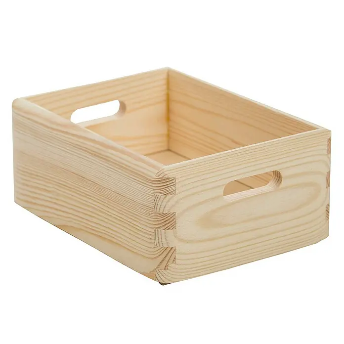 Astigarraga Caja de madera - L x An x Al: 20 x 15 x 9 cm, Natural