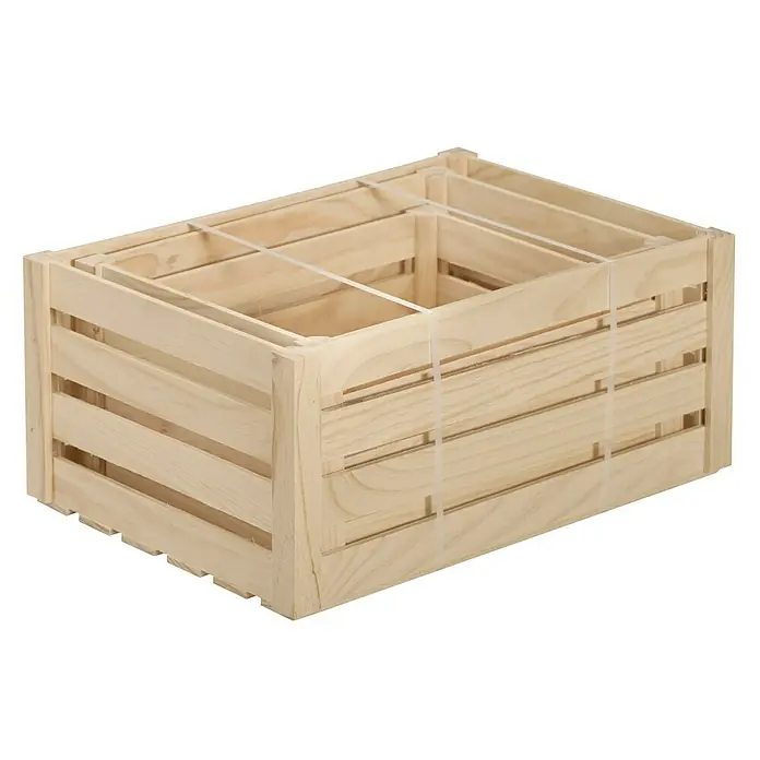 Astigarraga Set cajas de madera Lauki - 3 ud., Natural