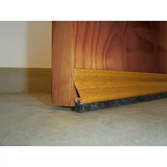 Burlete bajo puerta PVC - Sapelly, Largo: 93,5 cm, Suelos irregulares