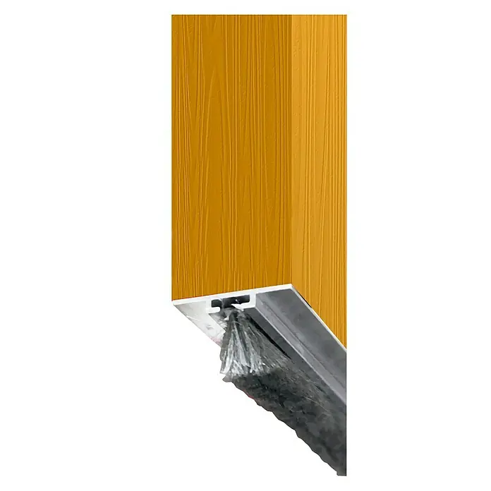 Burlete oculto aluminio - Largo: 1 m, Desajustes de 1 - 5 mm