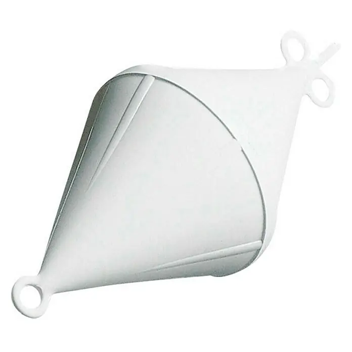 Boya de señalización bicónica - Diámetro: 50 cm, Altura: 103 cm, Blanco