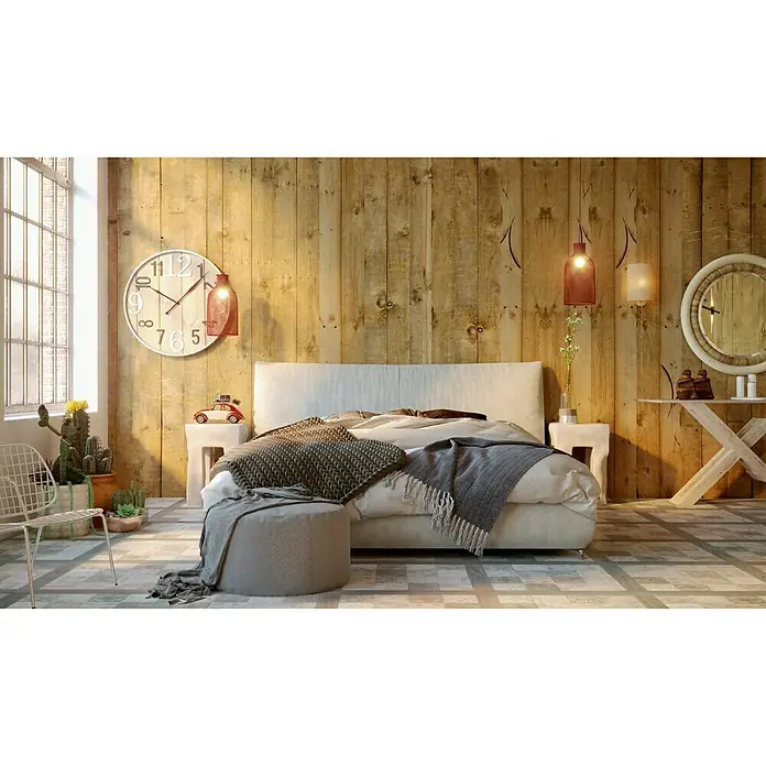 Bariperfil Revestimiento de pared Toasted Pine - 260 x 32 cm