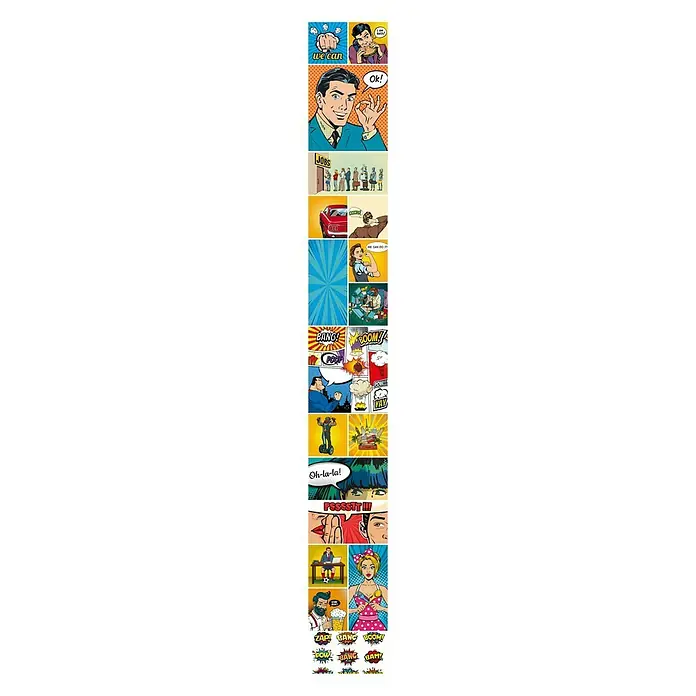 Bariperfil Revestimiento de pared Pop Comic - 260 x 32 cm