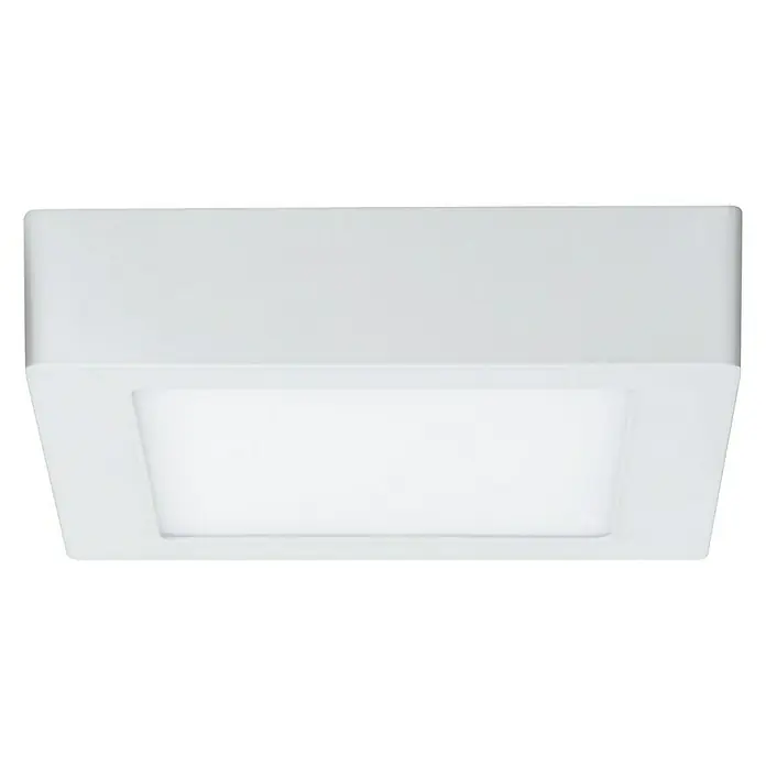 Paulmann LED stropna svjetiljka - 11 W, D x Š x V: 17 x 17 x 3,8 cm, Bijele boje, Topla bijela - Pogled sprijeda