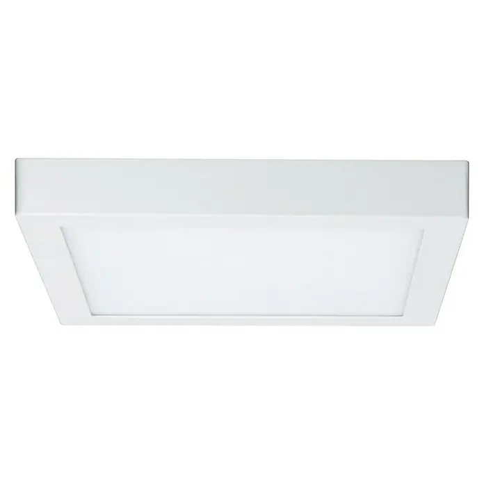 Paulmann LED stropna svjetiljka - 16 W, D x Š x V: 30 x 30 x 3,8 cm, Bijele boje, Topla bijela - Pogled sprijeda