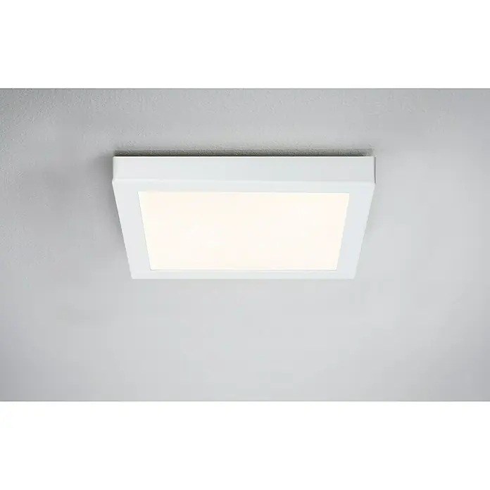 Paulmann LED stropna svjetiljka - 16 W, D x Š x V: 30 x 30 x 3,8 cm, Bijele boje, Topla bijela - Pogled sprijeda