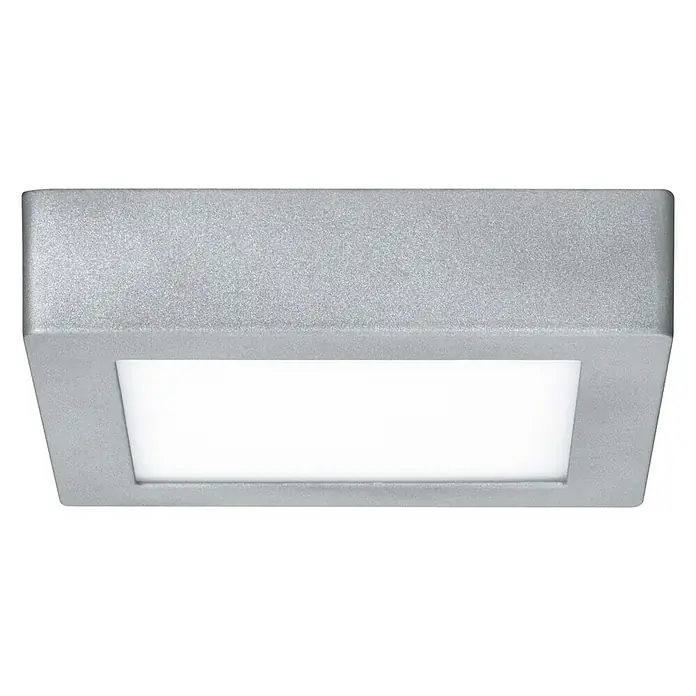 Paulmann LED stropna svjetiljka - 12,5 W, D x Š x V: 17 x 17 x 3,8 cm, Krom, Topla bijela - Pogled sprijeda