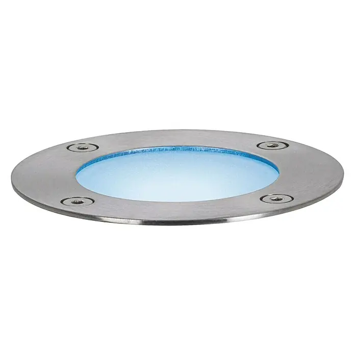 Paulmann Plug & Shine Ugradbeno podno svjetlo - 3,6 W, Srebrne boje, Ø x V: 9,6 x 9,2 cm - Pogled odozgo