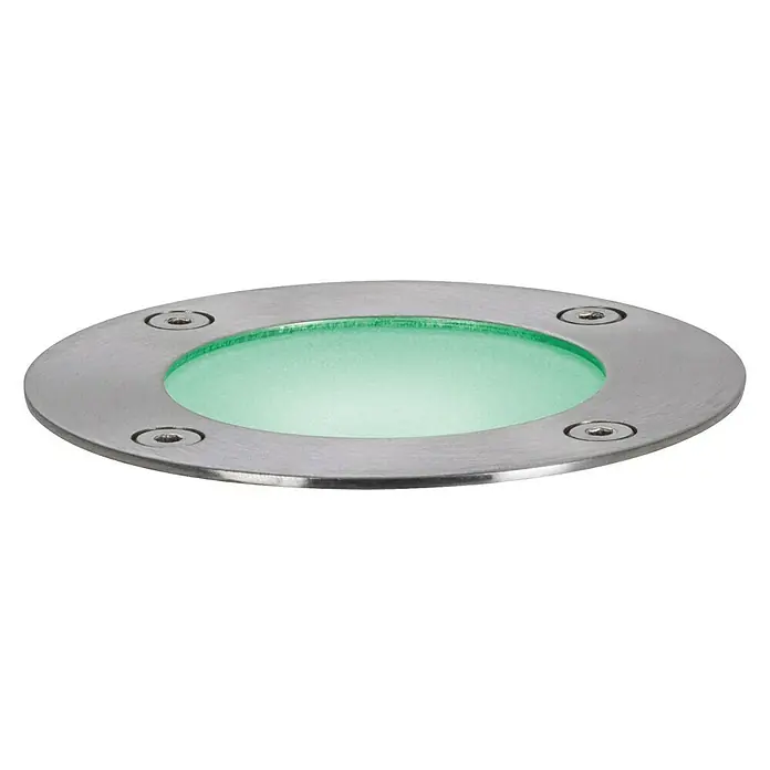 Paulmann Plug & Shine Ugradbeno podno svjetlo - 3,6 W, Srebrne boje, Ø x V: 9,6 x 9,2 cm - Pogled odozgo