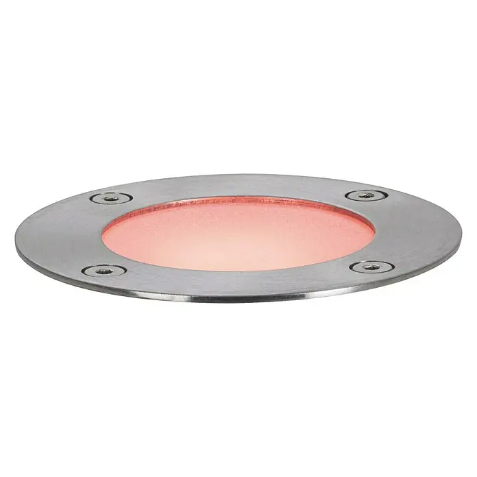 Paulmann Plug & Shine Ugradbeno podno svjetlo - 3,6 W, Srebrne boje, Ø x V: 9,6 x 9,2 cm - Pogled odozgo