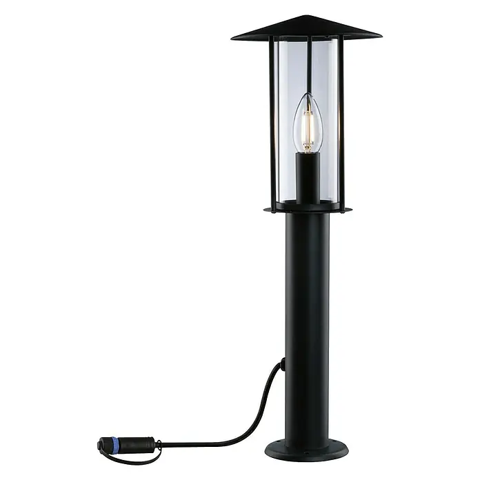 Paulmann Plug & Shine LED-Außenleuchte Classic - 1-flammig, 10 W, Warmweiß, IP44 - Vorderansicht