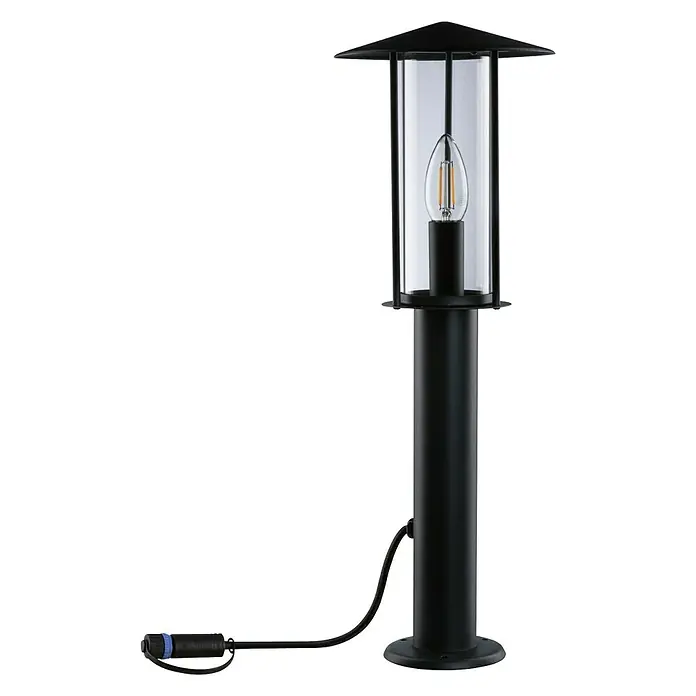 Paulmann Plug & Shine LED-Außenleuchte Classic - 1-flammig, 10 W, Warmweiß, IP44 - Vorderansicht