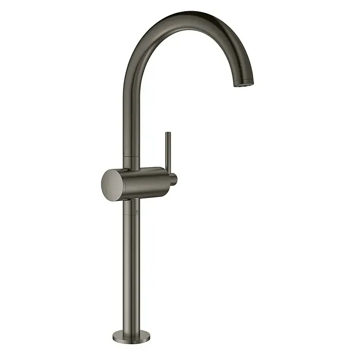 Grohe Atrio Waschtischarmatur XL-Size - Hard Graphite, Matt - Linke Seitenansicht