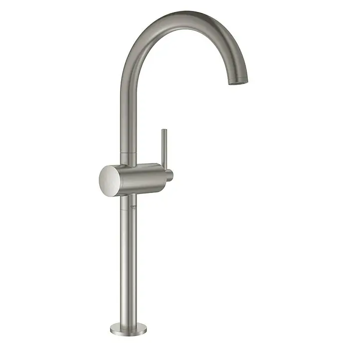 Grohe Atrio Waschtischarmatur XL-Size - Supersteel - Rechte Seitenansicht